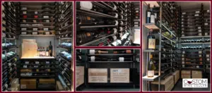 Features of the Custom Metal Wine Racking System