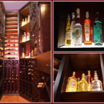 Vintage Style Residential Wine Room in Mission Viejo