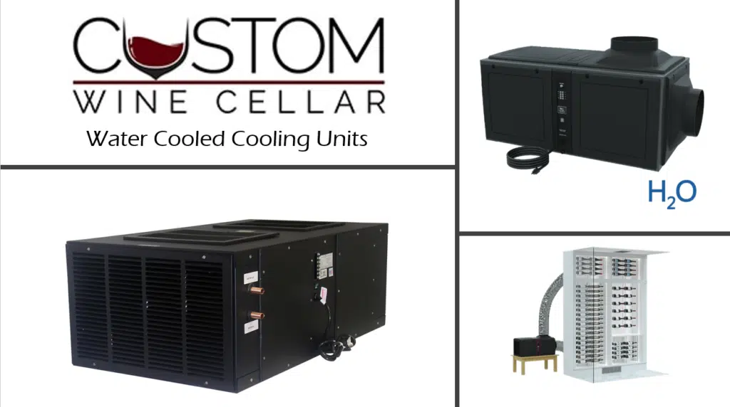 options in water cooled wine cellar refrigeration units