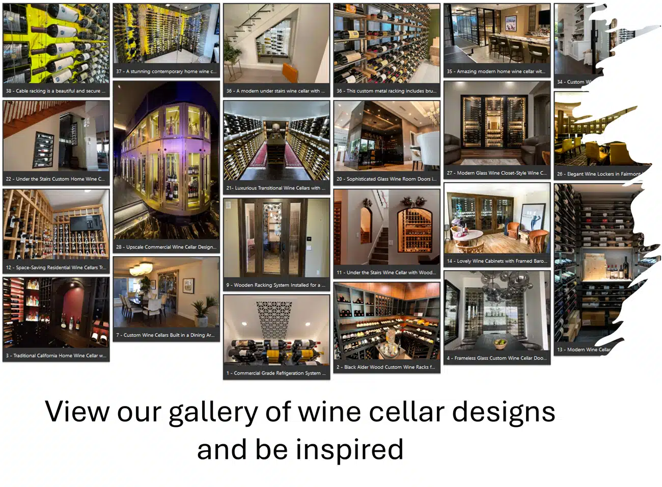 View our gallery of Orange County wine cellar designs and be inspired