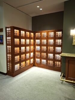 33 - Custom Lighted Wine Lockers