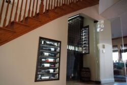 22 - Under the Stairs Custom Home Wine Cellars in California Under the Stairs Custom Home Wine Cellars