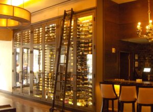 4 - Commercial Glass Wine Cellar in The Muse Hotel NYC Commercial Glass Wine Cellar in The Muse Hotel NYC