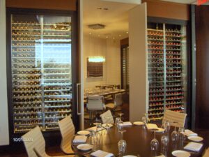 4 - Floor-to-Ceiling Glass Commercial Wine Cellars in A Voce Restaurant, New York City Floor-to-Ceiling Glass Commercial Wine Cellars in A Voce Restaurant, New York City