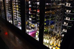 8 - Glass Wine Cellar with LED Lighting in The Muse Hotel NYC Glass Wine Cellar with LED Lighting in The Muse Hotel NYC