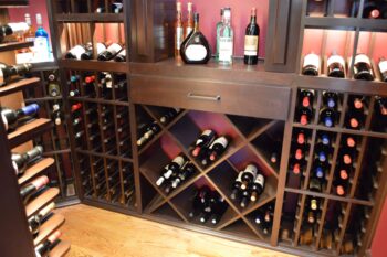 4 - Alder wood type of Wooden Wine Racks for Residential Wine Rooms Alder wood type of Wooden Wine Racks for Residential Wine Rooms