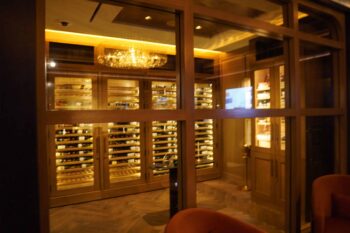 3 - Custom Commercial Wine Cabinets in a Gaming Lounge in The Palazzo, Las Vegas Custom Commercial Wine Cabinets in a Gaming Lounge in The Palazzo, Las Vegas