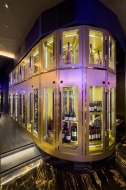 28 - Upscale Commercial Wine Cellar Design for Steakhouse