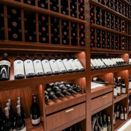 Drawers are very useful to store decanting tools in residential and commercial wine racks.