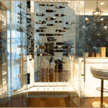 (6) Lighting is a game-changer for glass wine cellars. Ideas that revolve around the interplay of light and the solid materials are often the most unique, luxurious, and personal.